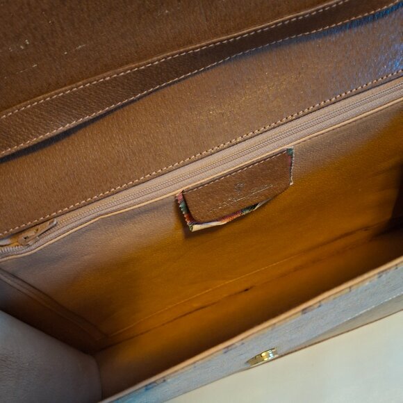 GUCCI Accessory Collection Envelope Purse Shoulder Bag Convertible Clut GG Logo - Picture 12 of 16